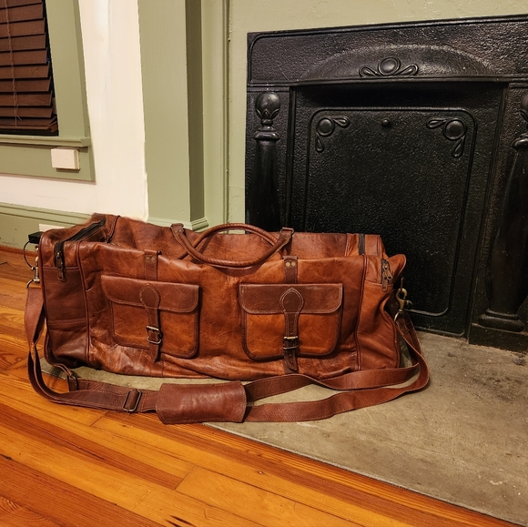 Komal's Passion Leather Other - Komal's Passion Leather Weekender Duffel Bag